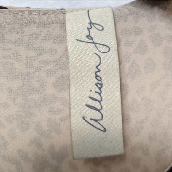 Allison Joy Evereve Long Sleeve Leopard Print Dress S - Picture 6 of 7